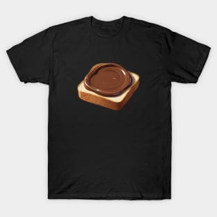 Chocolate Toast Sandwich Bread Vintage Yummy Vintage Coffee Sweet T-Shirt
